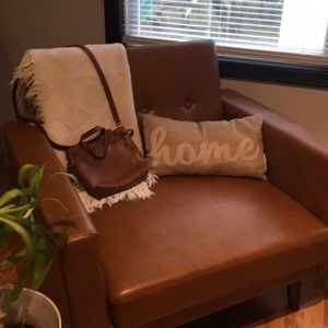 Madewell Small Drawstring Leather Bag